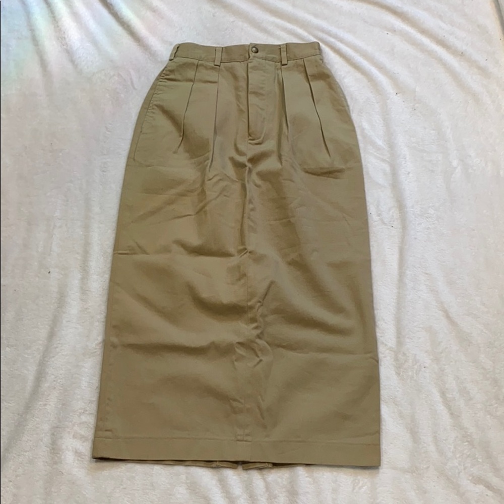 L.L. Bean Women’s Khaki Skirt - Size 4